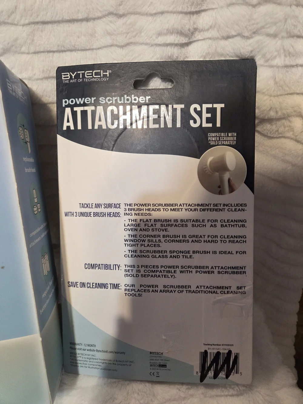 Nib Power Scrubber with Detachable Brush Head  And Attachment set